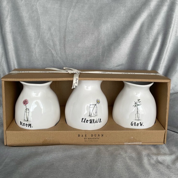 Rae Dunn Other - Rae Dunn Set of 3 Bud Sets